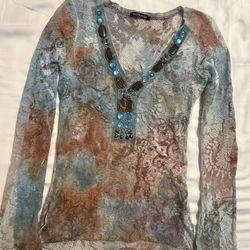 Long Sleeve Lace Shirt 