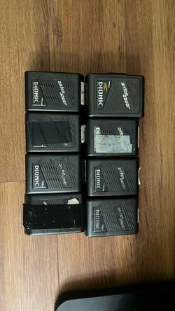 Anton Bauer Dionic Gold-Mount Batteries – Lot of 8