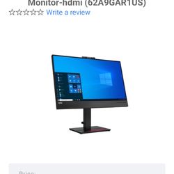 ThinkVision T27hv-20 Flat Panel Monitor.  For Sale !!  