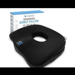 Ergonomic Innovations Non-slip Orthopedic Donut Seat Cushion - Black