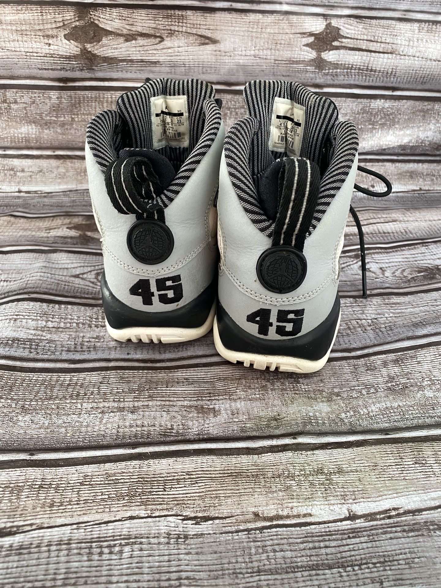 Air Jordan 9 Retro Barons Grey Black Size 13 Air Jordan 9 Golf Barons - May 2024 - FN6930-001  main image 2
