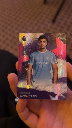 Topps Rodri Manchester City Foil Card