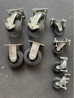 Casters. Wheels.  Caster - Yes they are available.