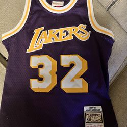 Los Angeles Lakers Magic Johnson Mitchell and Ness Youth Jersey