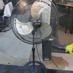 20" Industrial High Velocity Speed Fan With Misters Works Great Will Blow You Away 