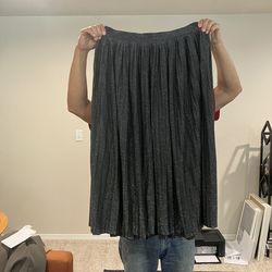 Sparkly Black Long Skirt