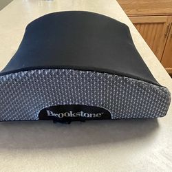 Brookstone Back Support Pillow For Office Chair Or Cars Seat 