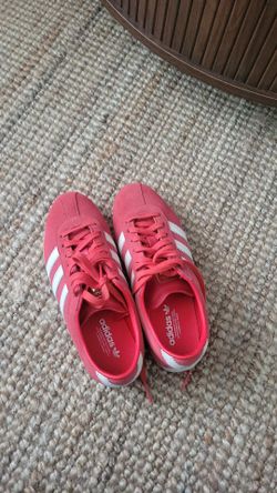 Adidas Originals Red Suede Sneakers