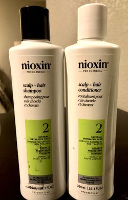 Nioxin Pro Clinical System 2 Shampoo & Conditioner Set – 300mL – New Sealed