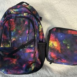 Lands End Backpack And Lunchbox 