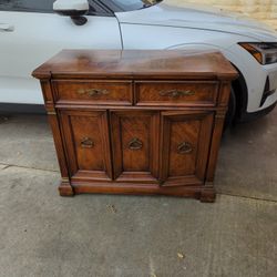 Wood Armoire Or Cabinet 