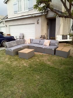 8  piece patio furniture set patio set patio couch outdoor furniture 🆕