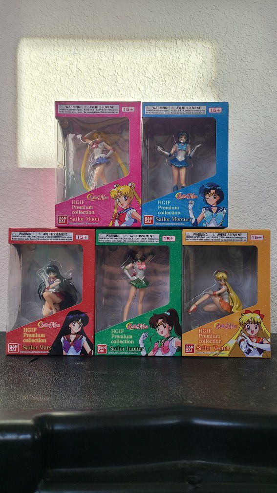 Sailor Moon HGIF Premium Collection Set Of 5