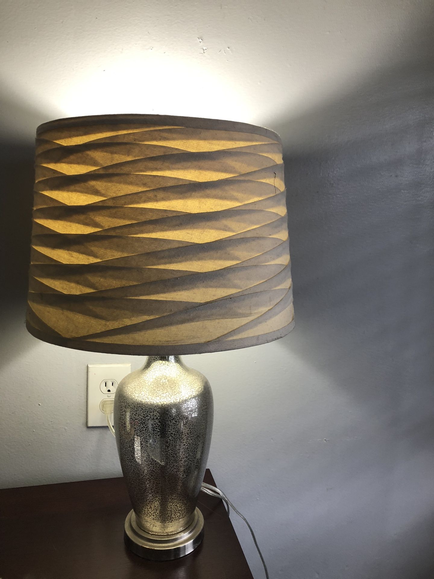 Martina Aged Mirror Table Lamp