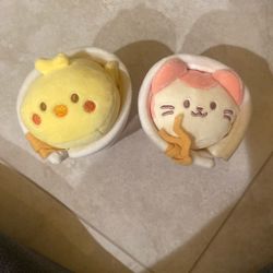 Cup noodle plushies 