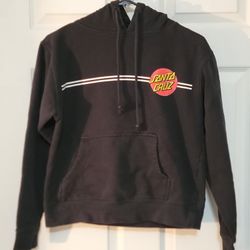 Santa Cruz Sweater Youth Black Long Sleeve Hoodie Skateboard Surfing.
Size Youth Medium