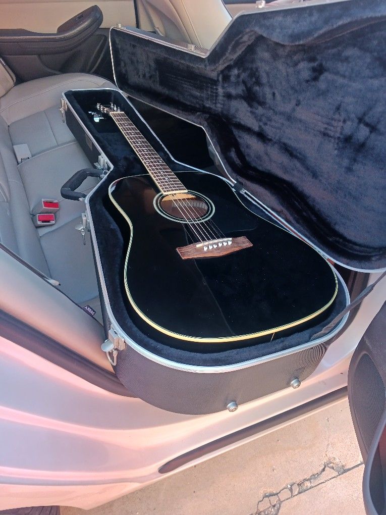 Black Ibanez Guitar