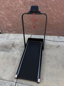 Like New 2-in-1 Folding Treadmill • Walking Pad • Easy to Move • Space Saving