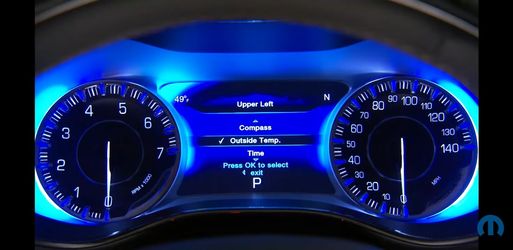 Chrysler 200 Cluster