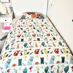 Selling Malm Twin bed White- Excellent condition - No Wear And tear