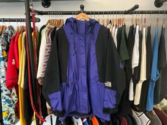 Vintage 1990s The North Face Mountain Light Jacket Purple Black Size Large