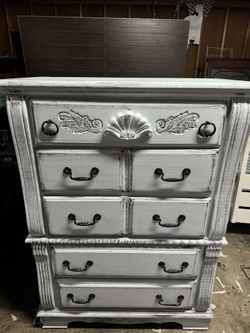 Refinished Distressed Chest If Drawers