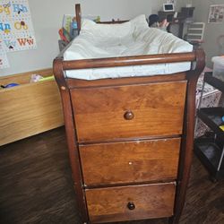 Wooden Changing Table