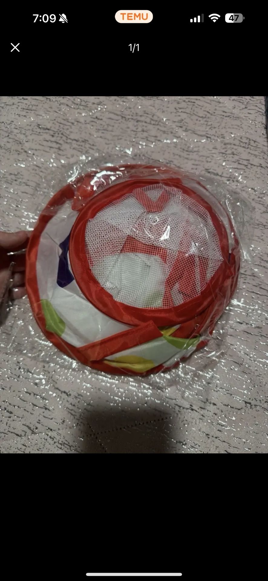 1pc Ocean Ball Pool With Basketball Basket Bobo Pool Toy 35.43inch