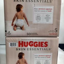 Size 5 Huggies Skin essentials