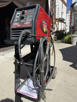 Lincoln Electric Weld-Pak 175HD MIG Welder – Complete Setup with Gas Bottle & Cart