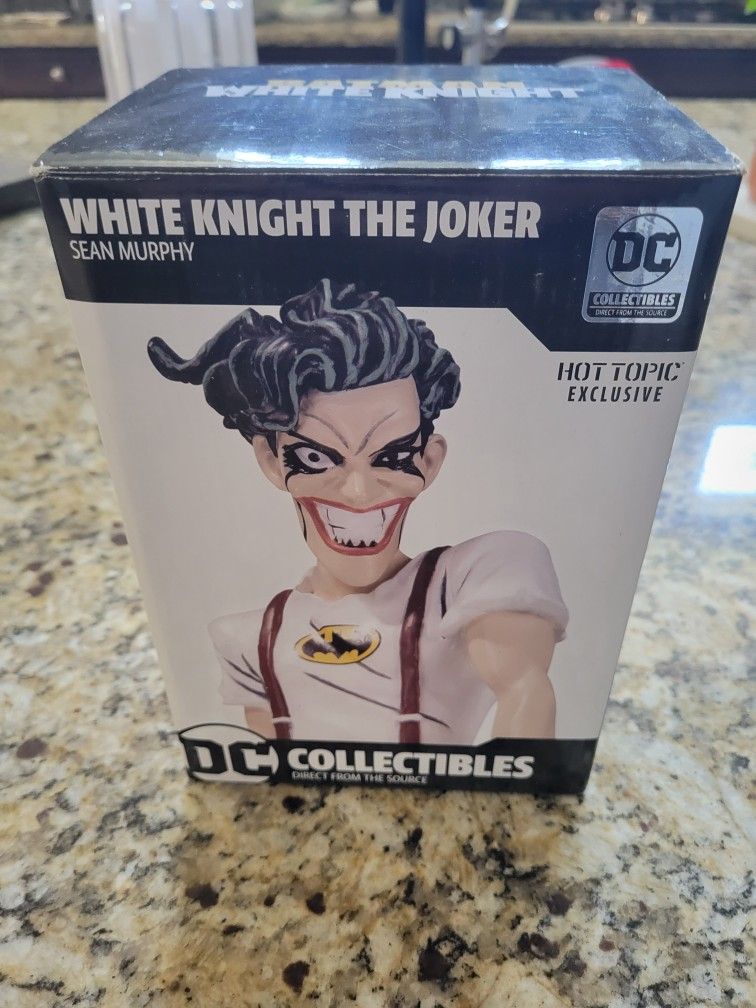 White Knight Joker Statue