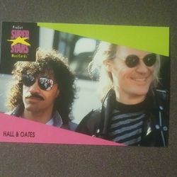 ProSet 1991 Hall and & Oates #48 Group Pop Singers Card Music Musicards Superstars Vintage Collectible Pro Set