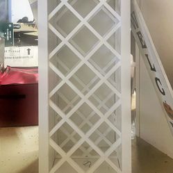 White WINE RACK - To Hang On The Wall
