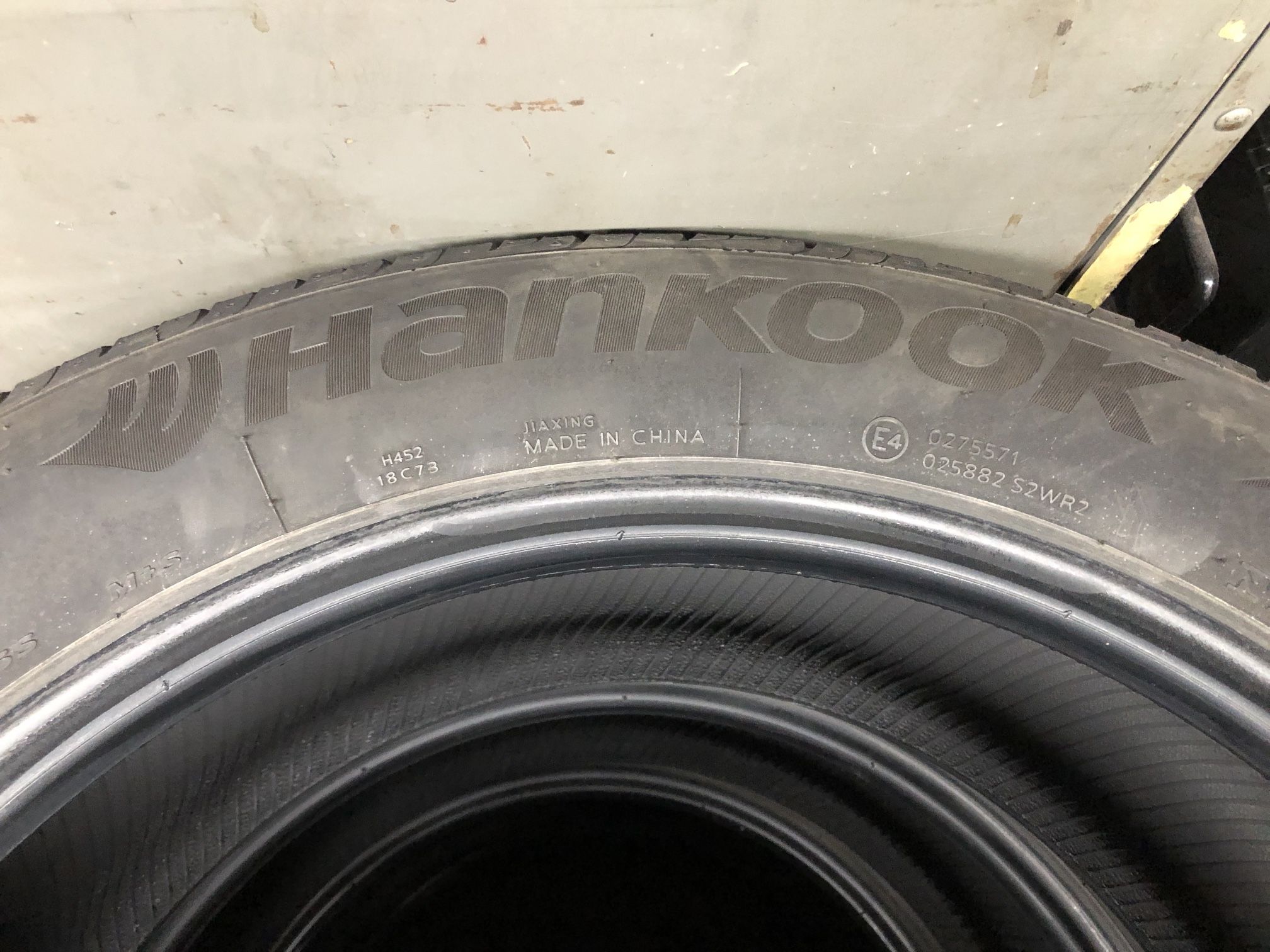 235/50/19 Hankook Ventus S1 Noble New used tires
