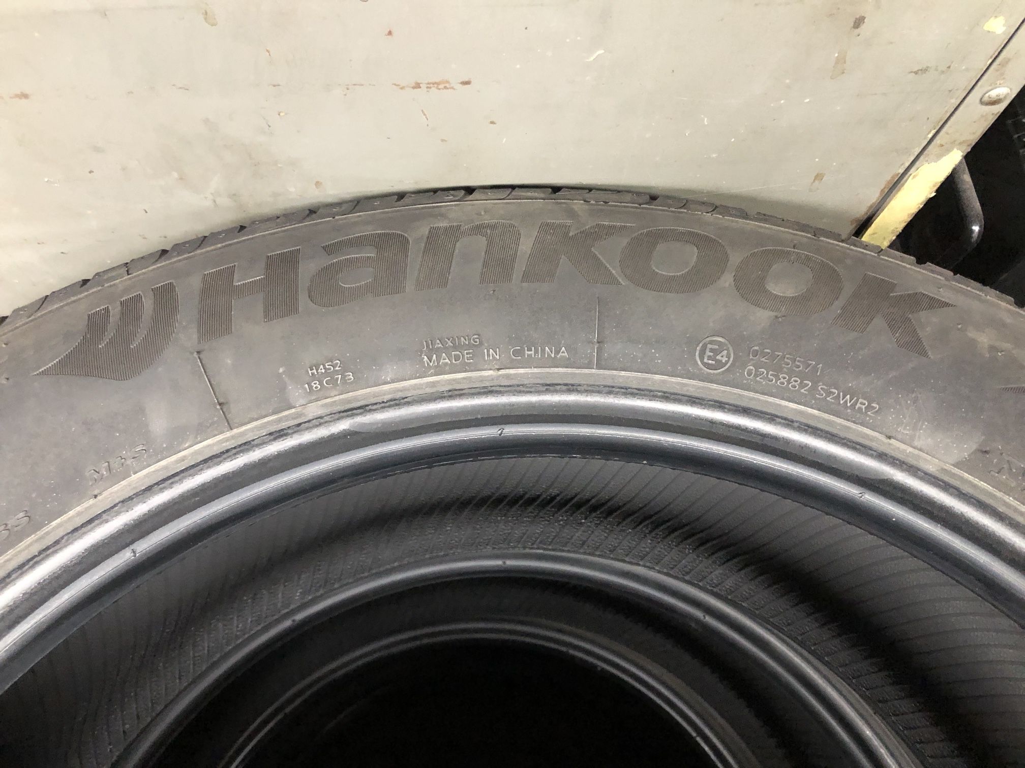 235/50/19 Hankook Ventus S1  Noble New used tires