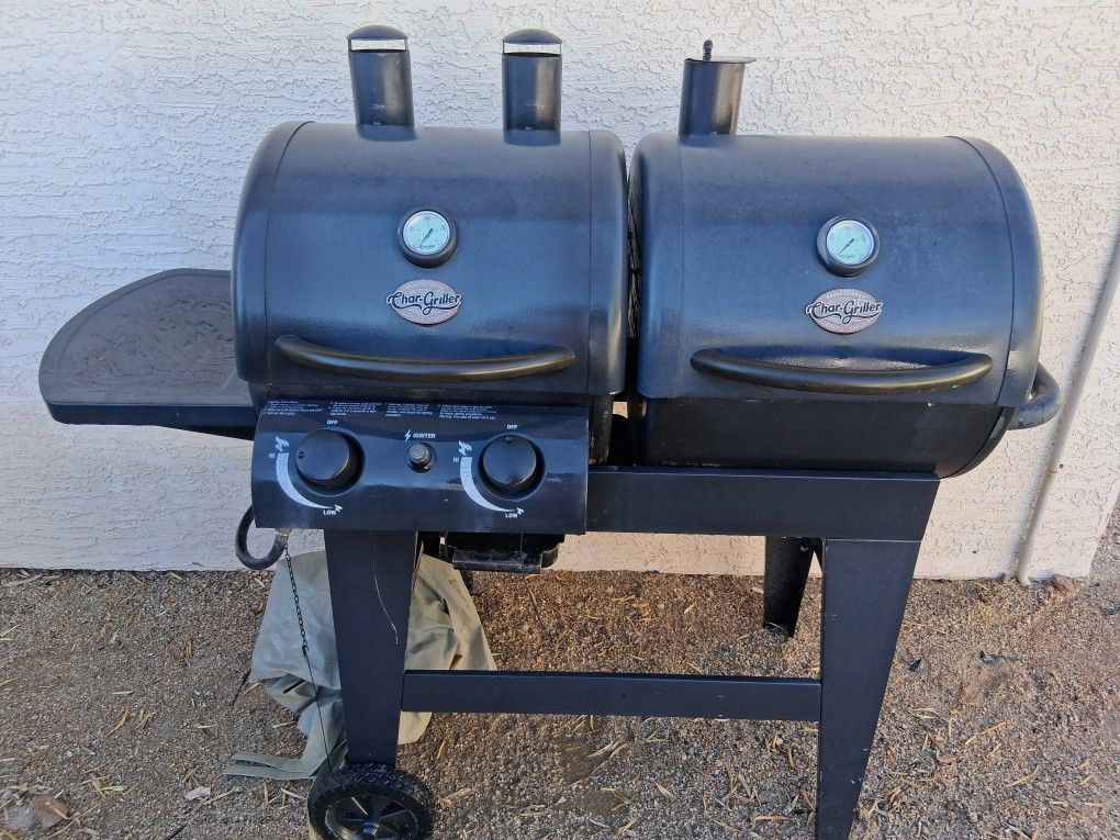 PROFESSIONAL BBQ DUAL CHAR GRILLER & SMOKER
