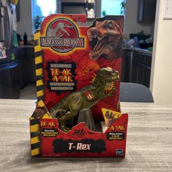 Jurassic Park 3 T-Rex Re-Ak Figure (Hasbro, 2000) NIB