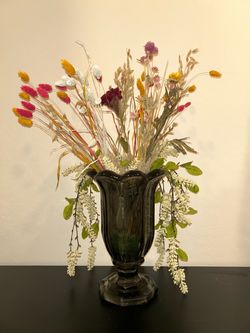 Green Vase - Table Decor