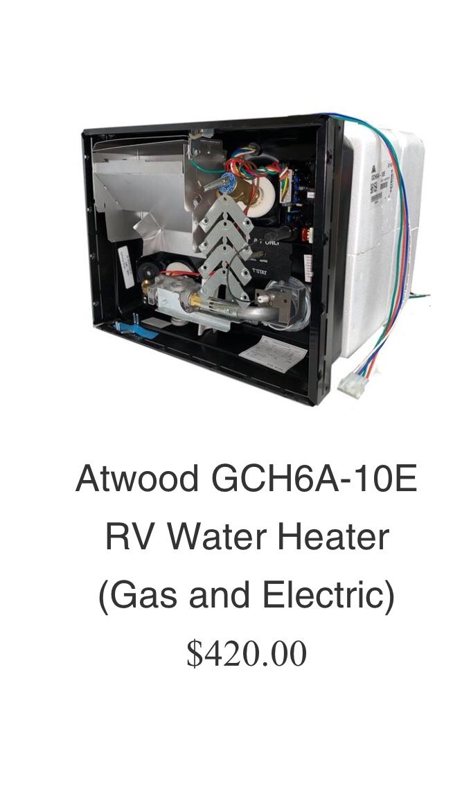 Rv water heater 6 Gallon Atwood Jordan