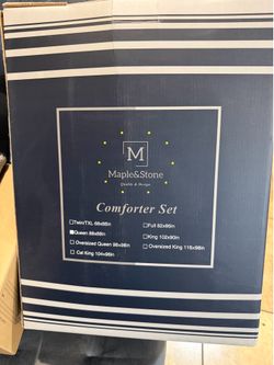 Grey Queen size Comforter Set