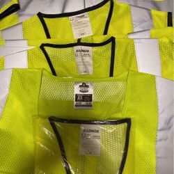 Safety Vests,  High Visibility, Mesh, New & Preworn