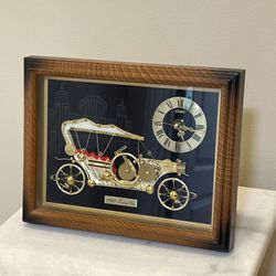 Linden Quartz 1910 Touring Car Table Clock