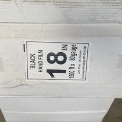 New 18” 1500ft X 80 Gauge Stretch Wrap Rolls 