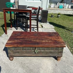 Bohemian Coffee Table w/ Storage