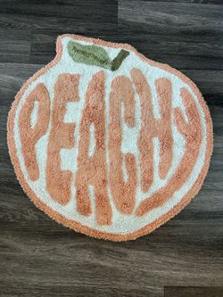 Washable Peachy Accent Rug