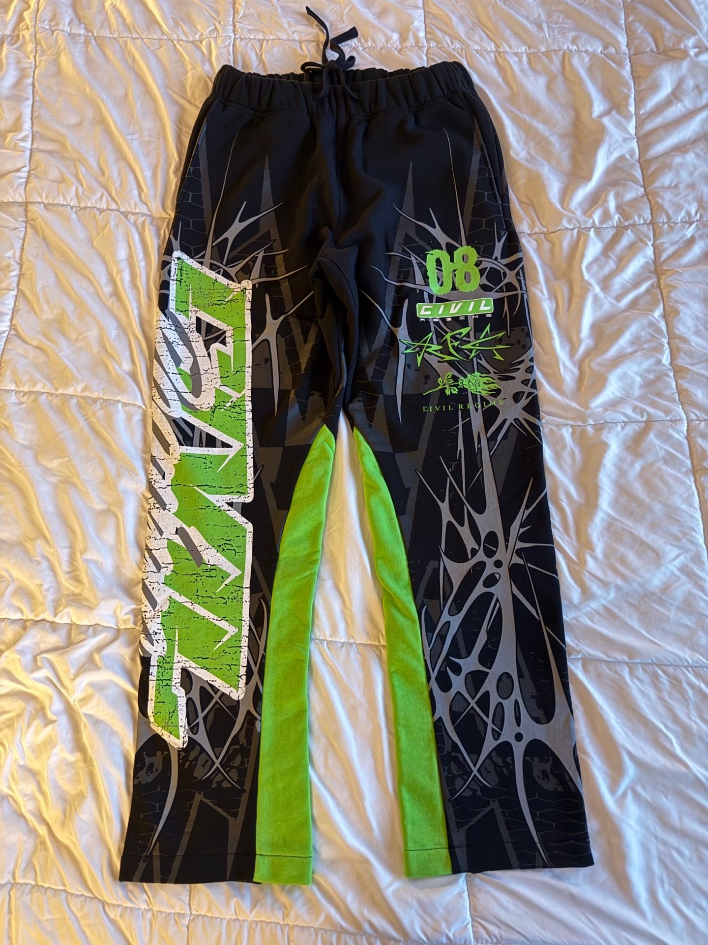 Civil Regime sweatpants size small oversized
