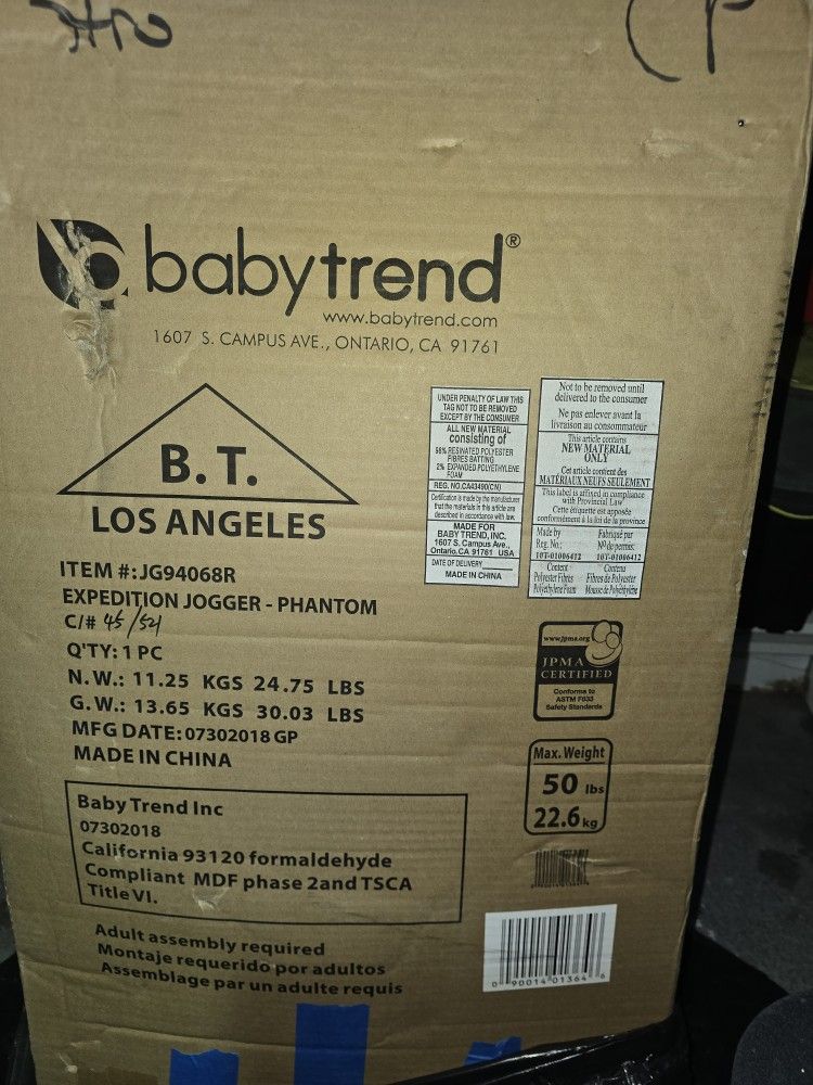 Babytrend Stroller Very Nice New Never Open Black Perfect...