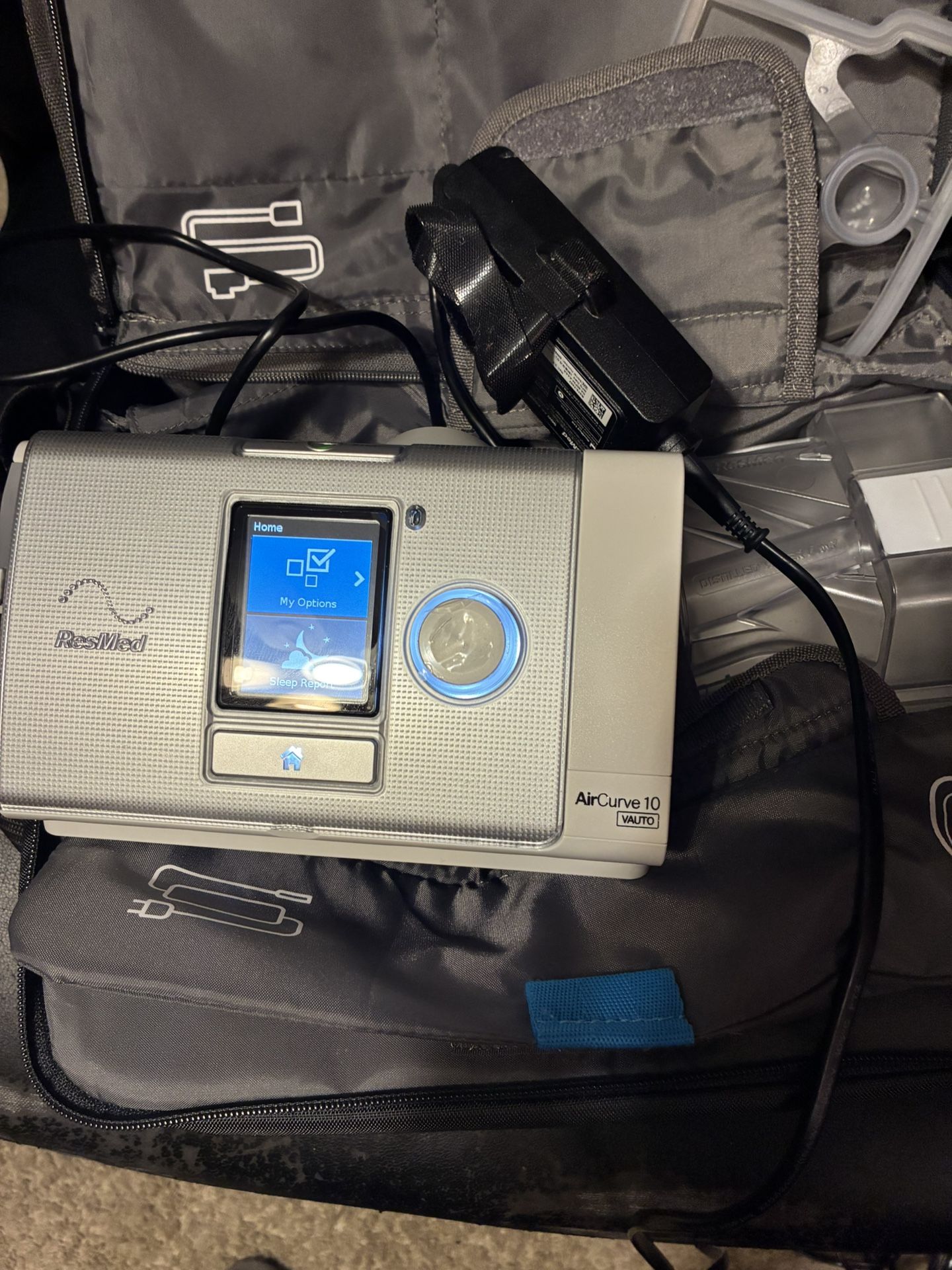 ResMed AirCurve 10 VAuto Breathing Machine – Like New + Travel Bag