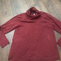 Womans Button Back Sweater Size Large By Cable & Gauge #8