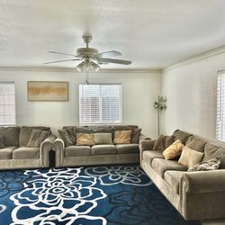 3 Piece Living Room Sofa Set